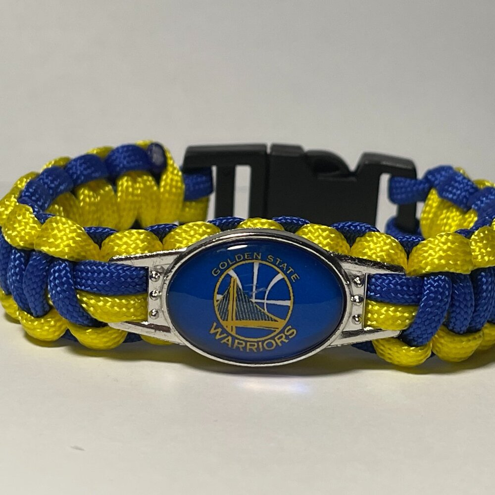 Golden State Warriors NBA Paracord Bracelet NEW